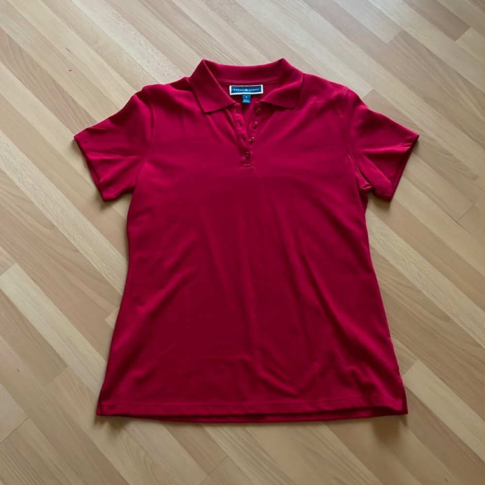 Karen Scott red polo